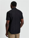 Ben Sherman Short Sleeve Shirt: Oxford - Black