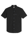 Ben Sherman Short Sleeve Shirt: Oxford - Black