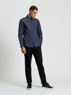 Ben Sherman Oxford Long Sleeve Shirt - Slate