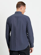 Ben Sherman Oxford Long Sleeve Shirt - Slate