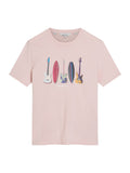 Ben Sherman Surf N Guitars Tee - Blush Pink