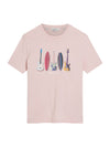 Ben Sherman Surf N Guitars Tee - Blush Pink
