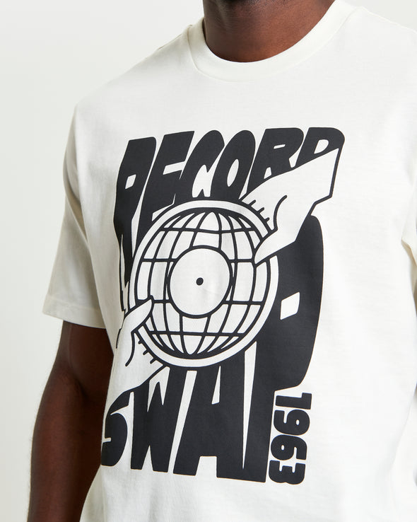 Ben Sherman  Record Swap Tee - Ivory