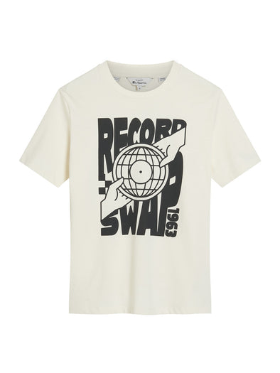 Ben Sherman  Record Swap Tee - Ivory