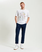 Ben Sherman Amalfi Coast Tee - White