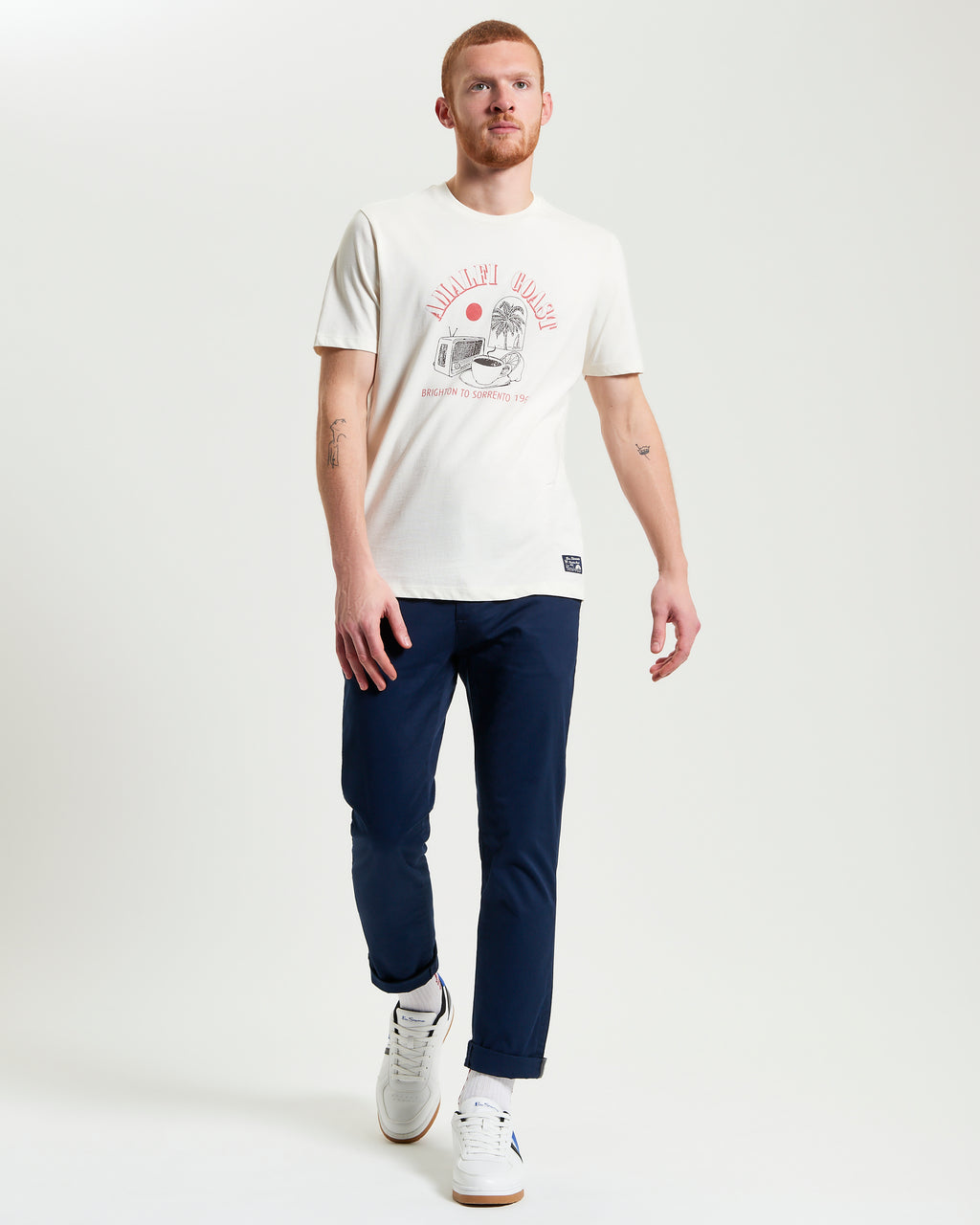 Ben Sherman Morning Brew Tee - Ivory