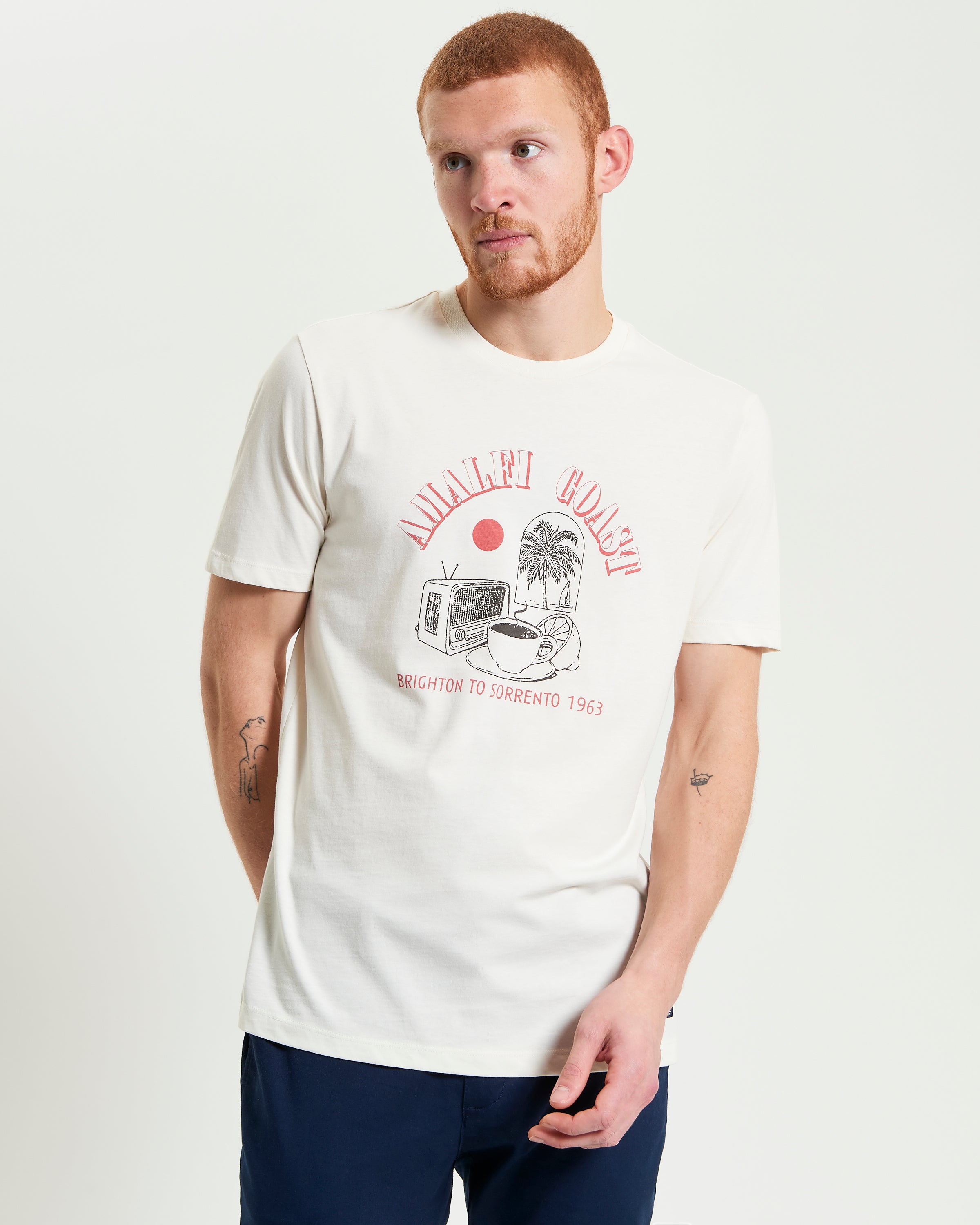 Ben Sherman Morning Brew Tee - Ivory