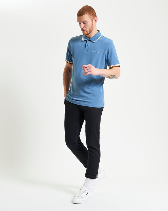 Ben Sherman Signature Pique Polo -  Airforce