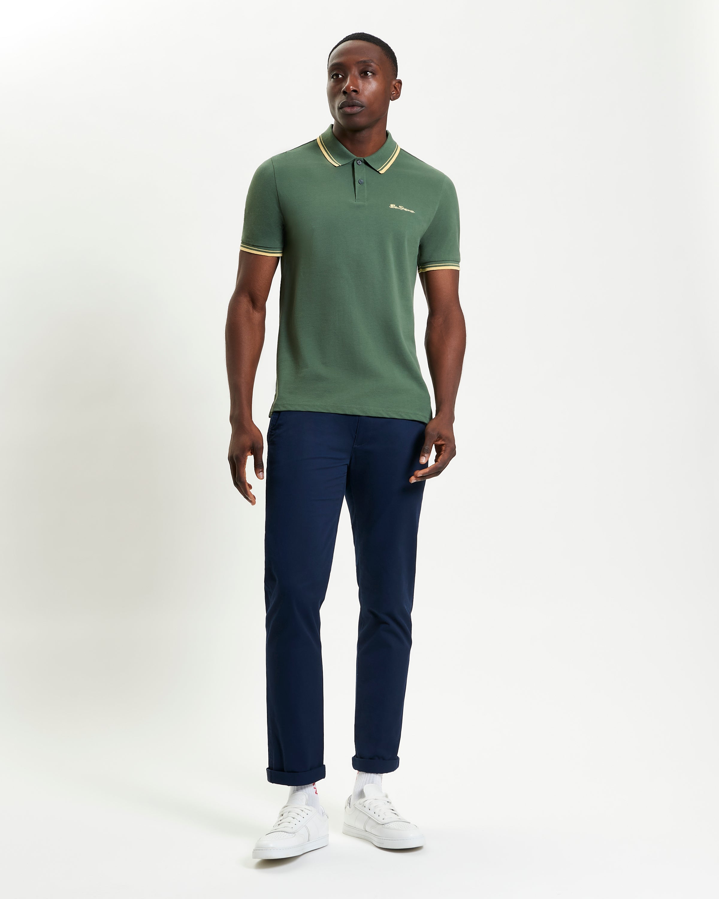 Ben Sherman Signature Pique Polo -  Deep Jungle
