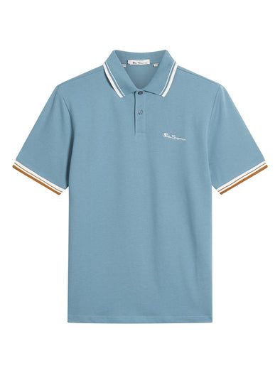 Ben Sherman Signature Pique Polo -  Airforce