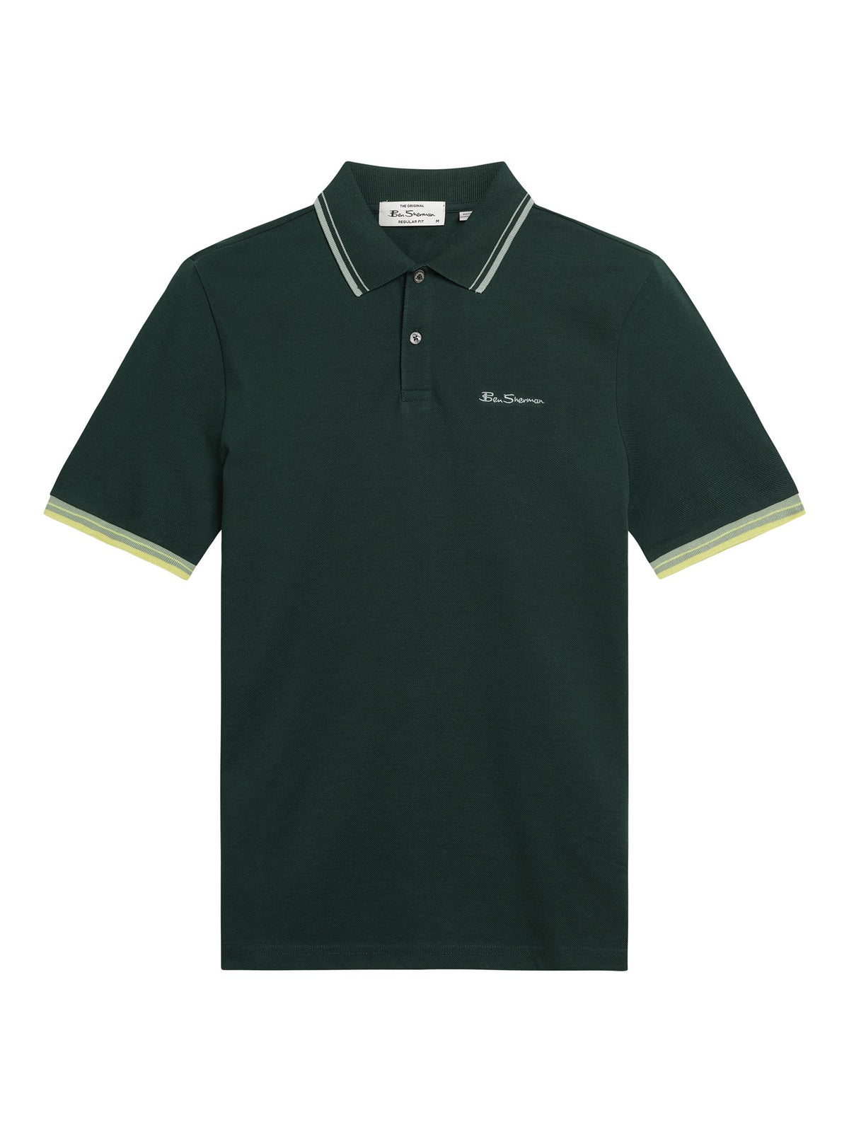 Ben Sherman Signature Pique Polo - Forest