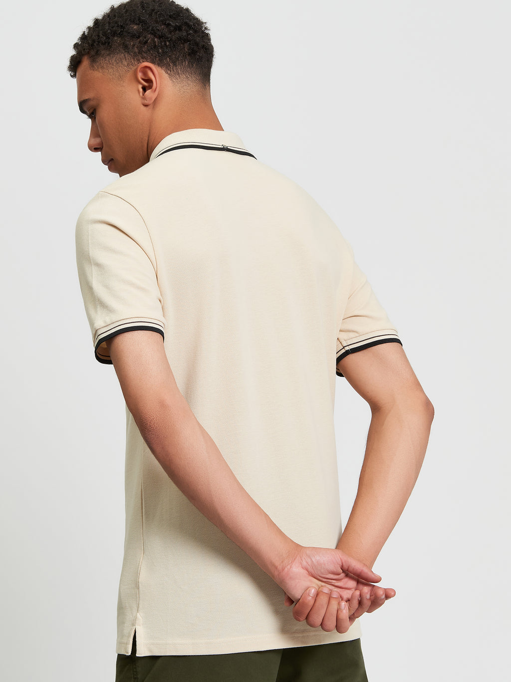 Ben Sherman Signature Pique Polo - Fog