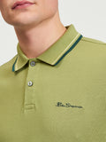Ben Sherman Signature Pique Polo - Olive