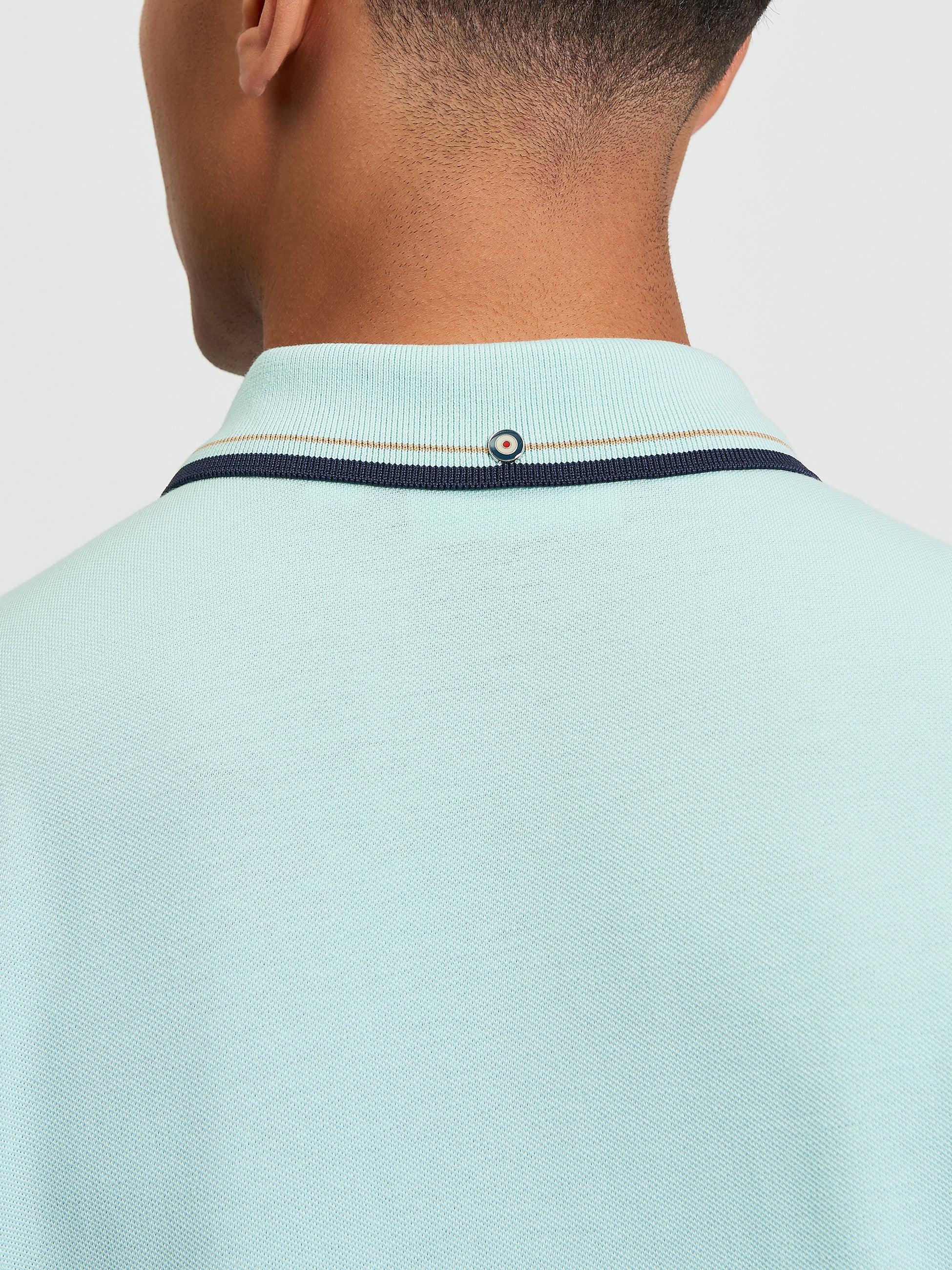 Ben Sherman Signature Pique Polo - Minty Blue