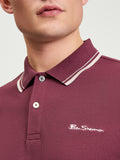 Ben Sherman Signature Pique Polo - Aubergine