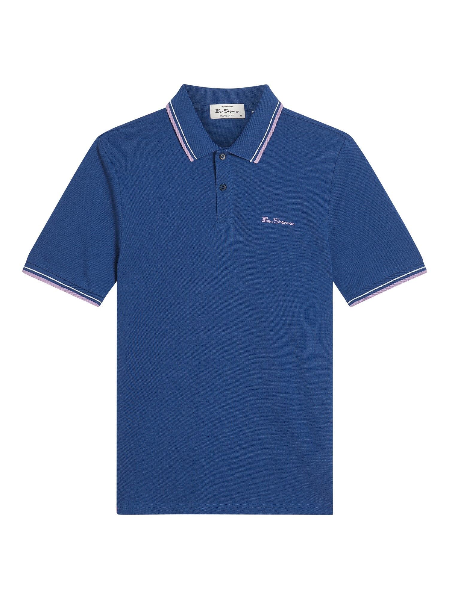 Ben Sherman Signature Pique Polo - Blue Ink