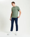 Ben Sherman Embossed Signature Logo Tee - Pale Khaki