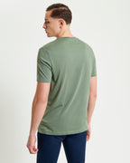 Ben Sherman Embossed Signature Logo Tee - Pale Khaki