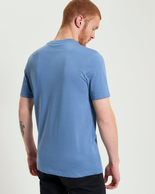 Ben Sherman Embossed Signature Logo Tee - Pale Blue