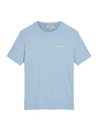Ben Sherman Embossed Signature Logo Tee - Pale Blue