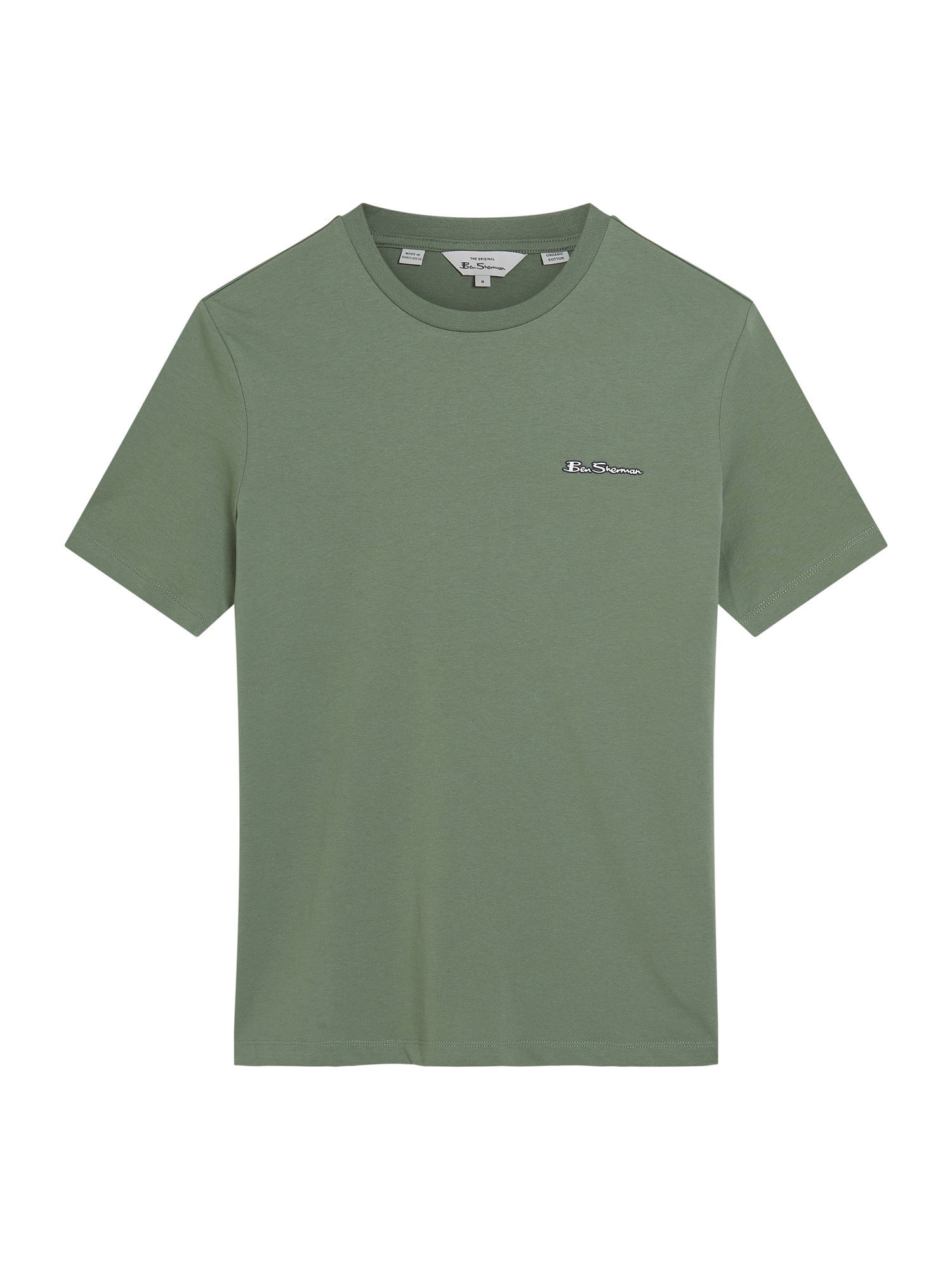 Ben Sherman Embossed Signature Logo Tee - Pale Khaki