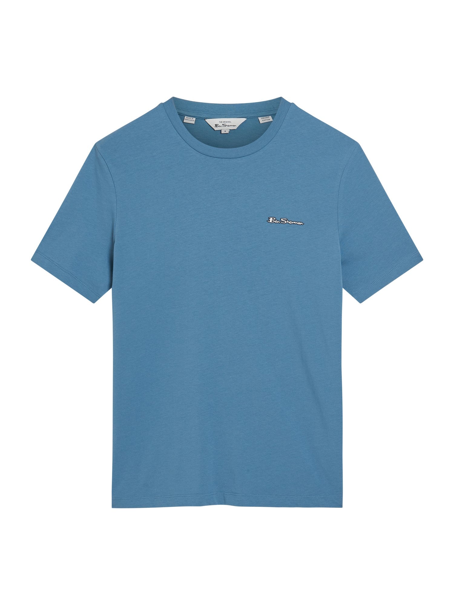Ben Sherman Embossed Signature Logo Tee - Riverlea Blue