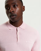 Ben Sherman Signature Knitted Polo - Blush Pink