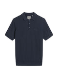 Ben Sherman Signature Knitted Polo - Dark Navy