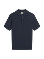 Ben Sherman Signature Knitted Polo - Dark Navy