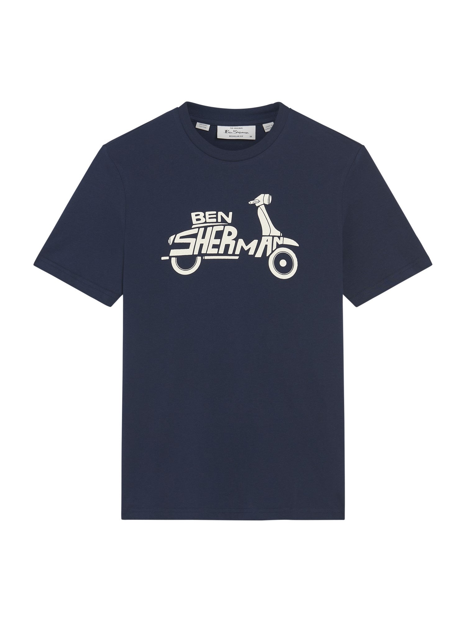 Ben Sherman Brand Scooter Tee - Dark Navy