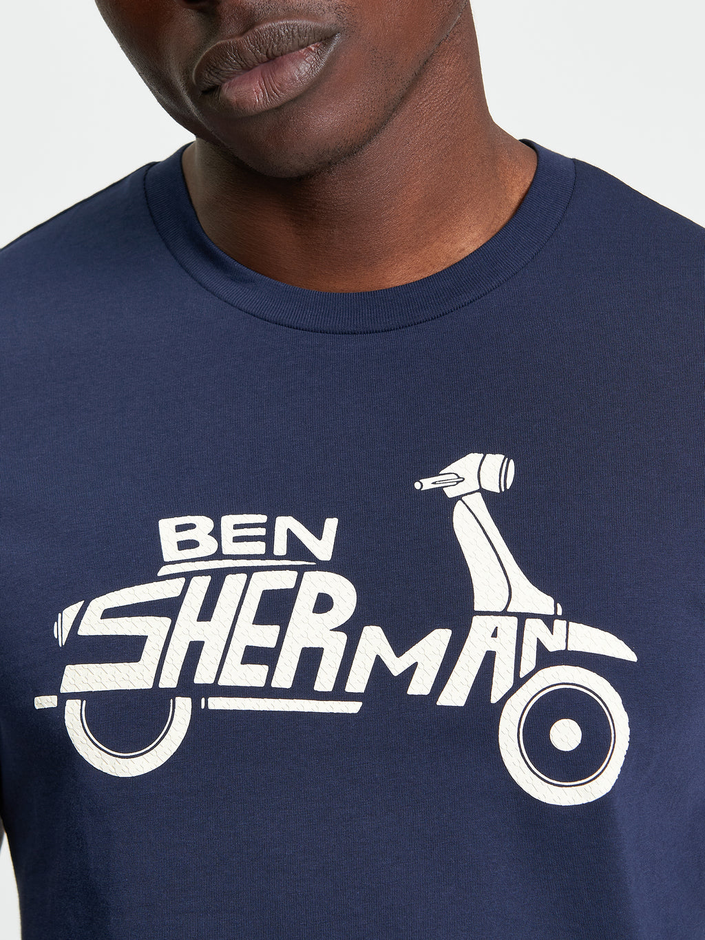 Ben Sherman Brand Scooter Tee - Dark Navy