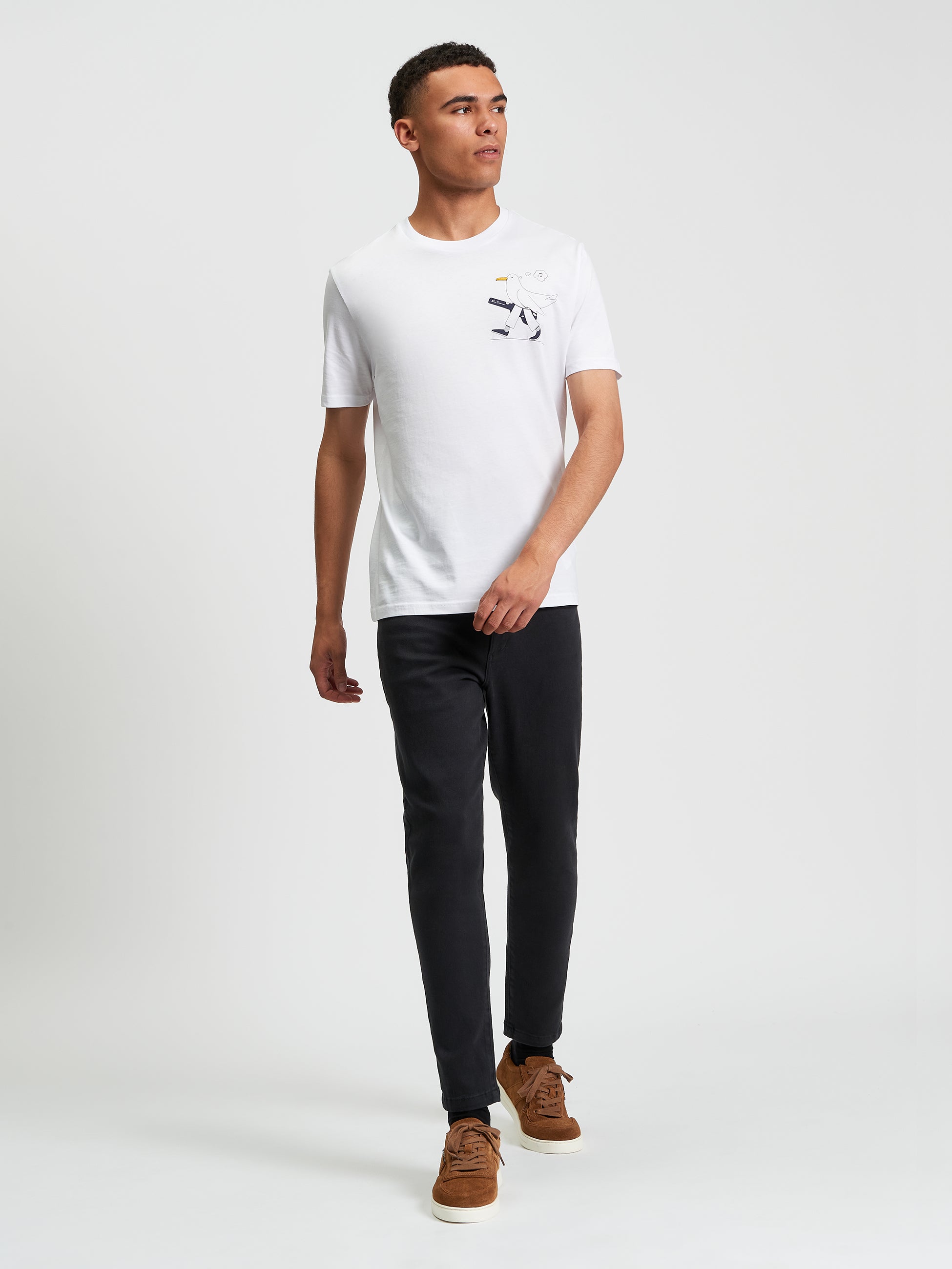 Ben Sherman Busker Tee - White