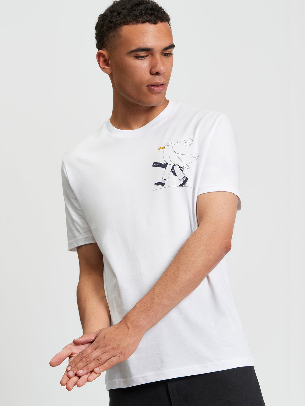 Ben Sherman Busker Tee - White