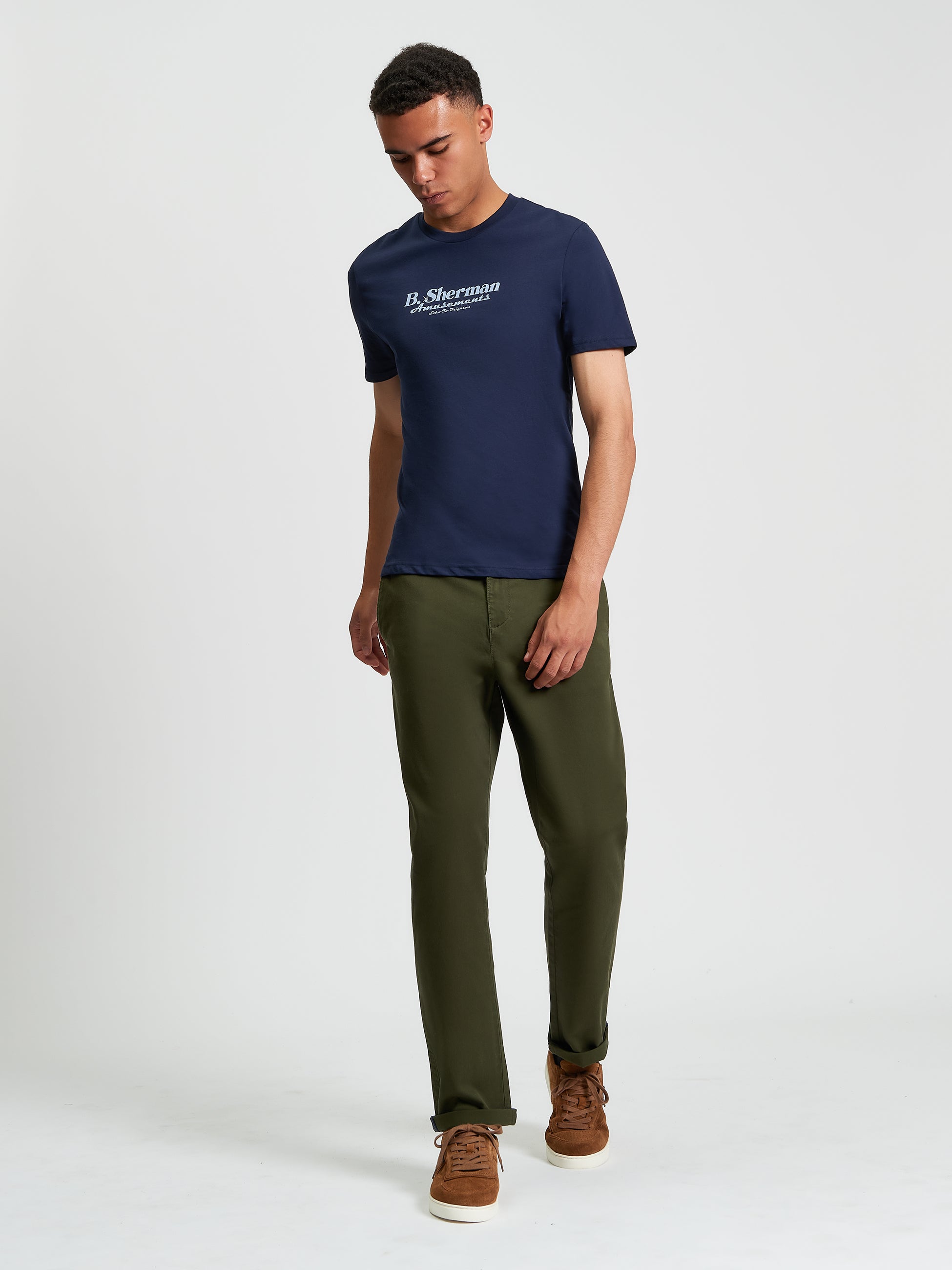 Ben Sherman  Pinball Tour Tee - Dark Navy
