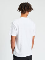 Ben Sherman Jaquard Pattern Tee - White