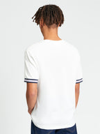 Ben Sherman Pique Tipped Tee - Snow White