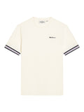 Ben Sherman Pique Tipped Tee - Snow White