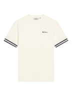 Ben Sherman Pique Tipped Tee - Snow White