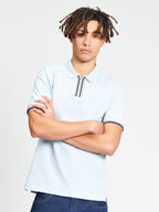 Ben Sherman Planket Interest polo - Powder Blue