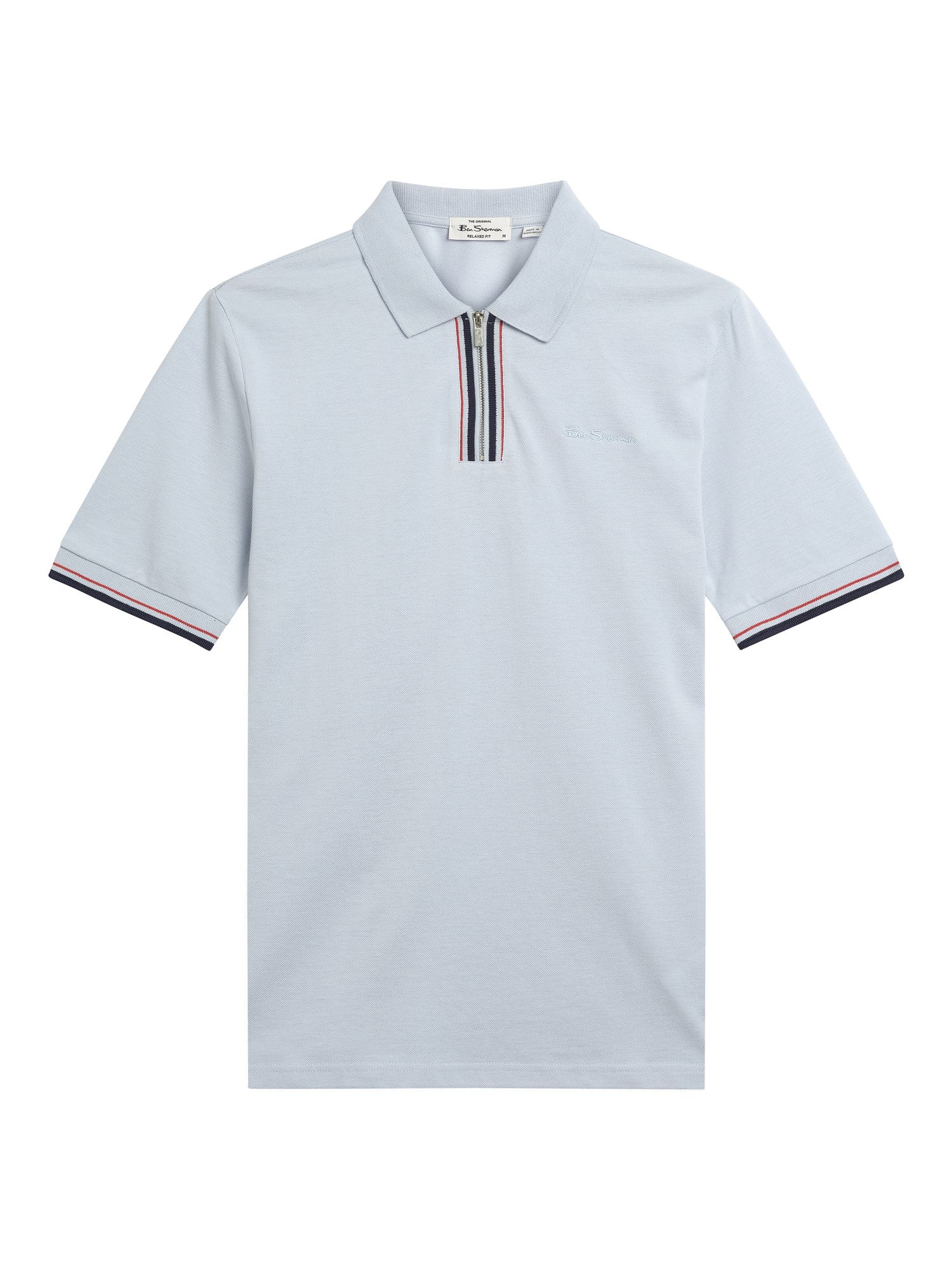 Ben Sherman Planket Interest polo - Powder Blue