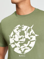 Ben Sherman Seagul Target Tee - Loden