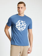 Ben Sherman Seagul Target Tee - Indigo