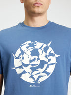 Ben Sherman Seagul Target Tee - Indigo