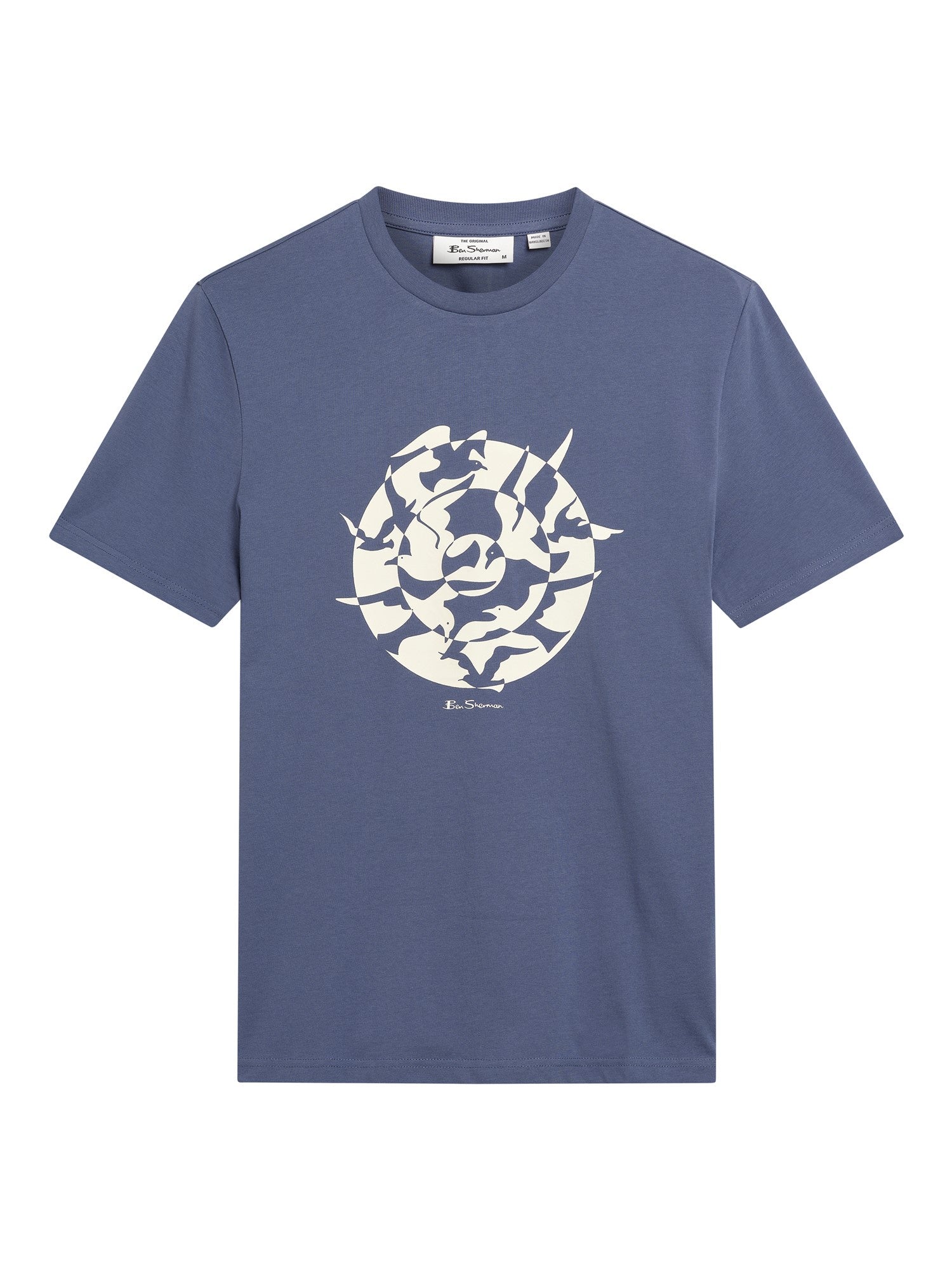 Ben Sherman Seagul Target Tee - Indigo