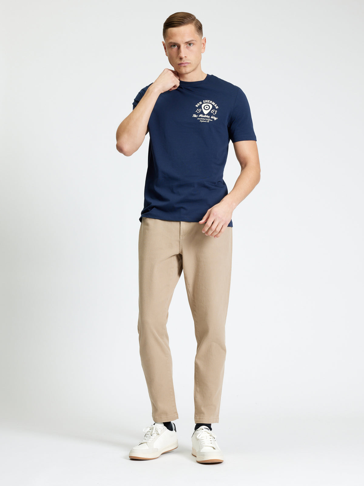 Ben Sherman Acoustic Tee - Dark Navy