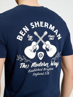 Ben Sherman Acoustic Tee - Dark Navy
