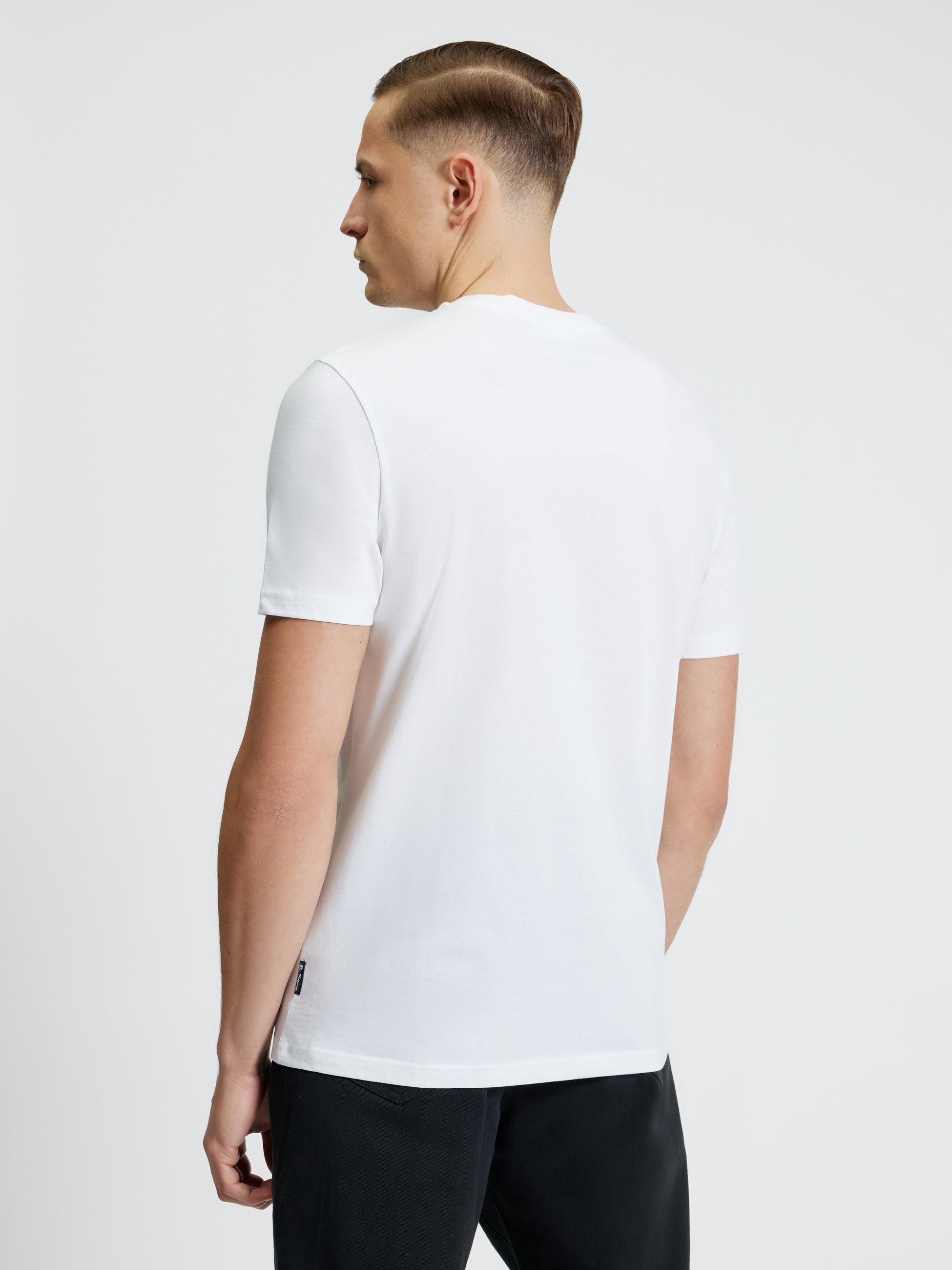 Ben Sherman Jumble Guitars Tee - White