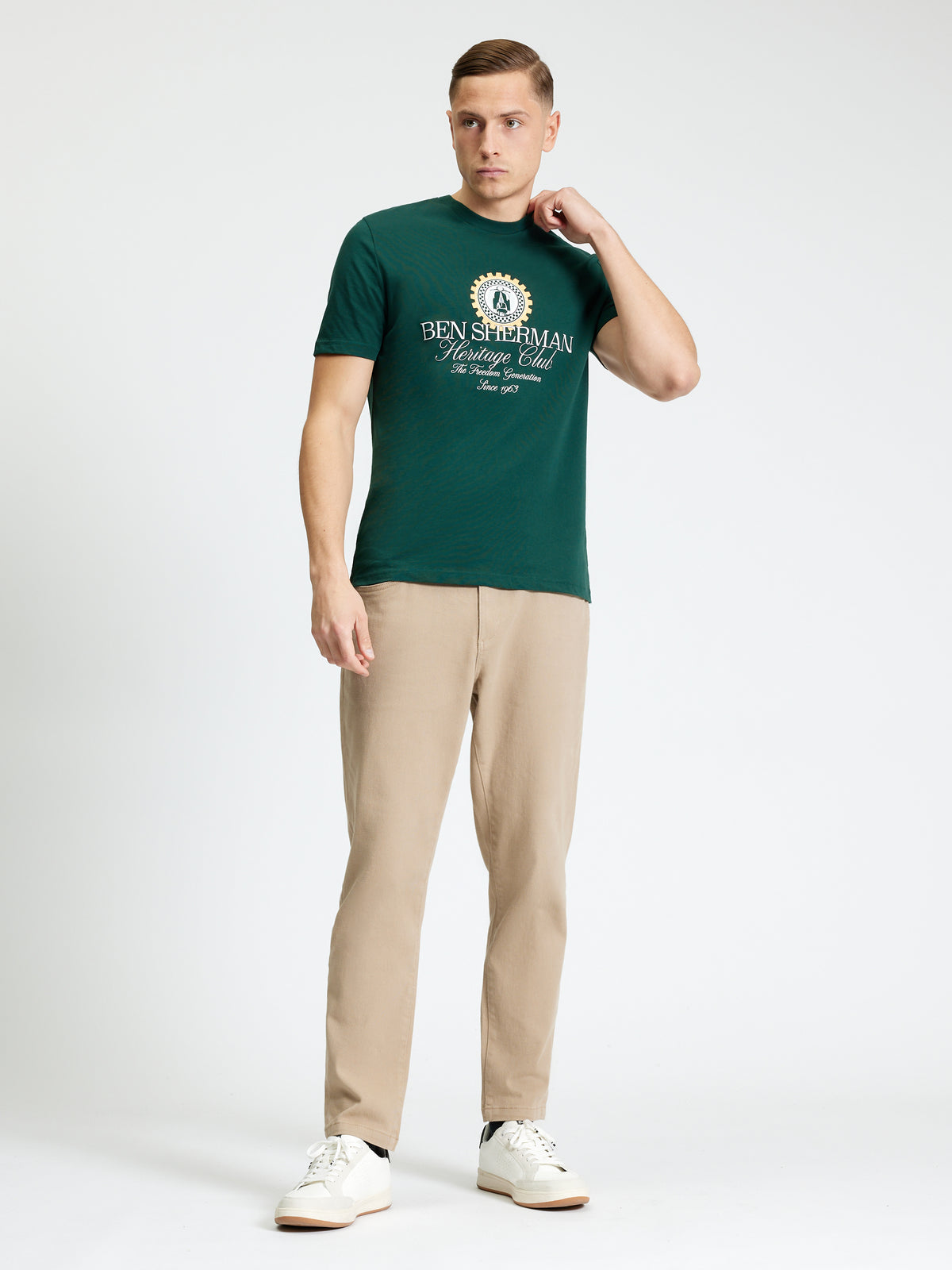 Ben Sherman Heritage Club Tee - Forest