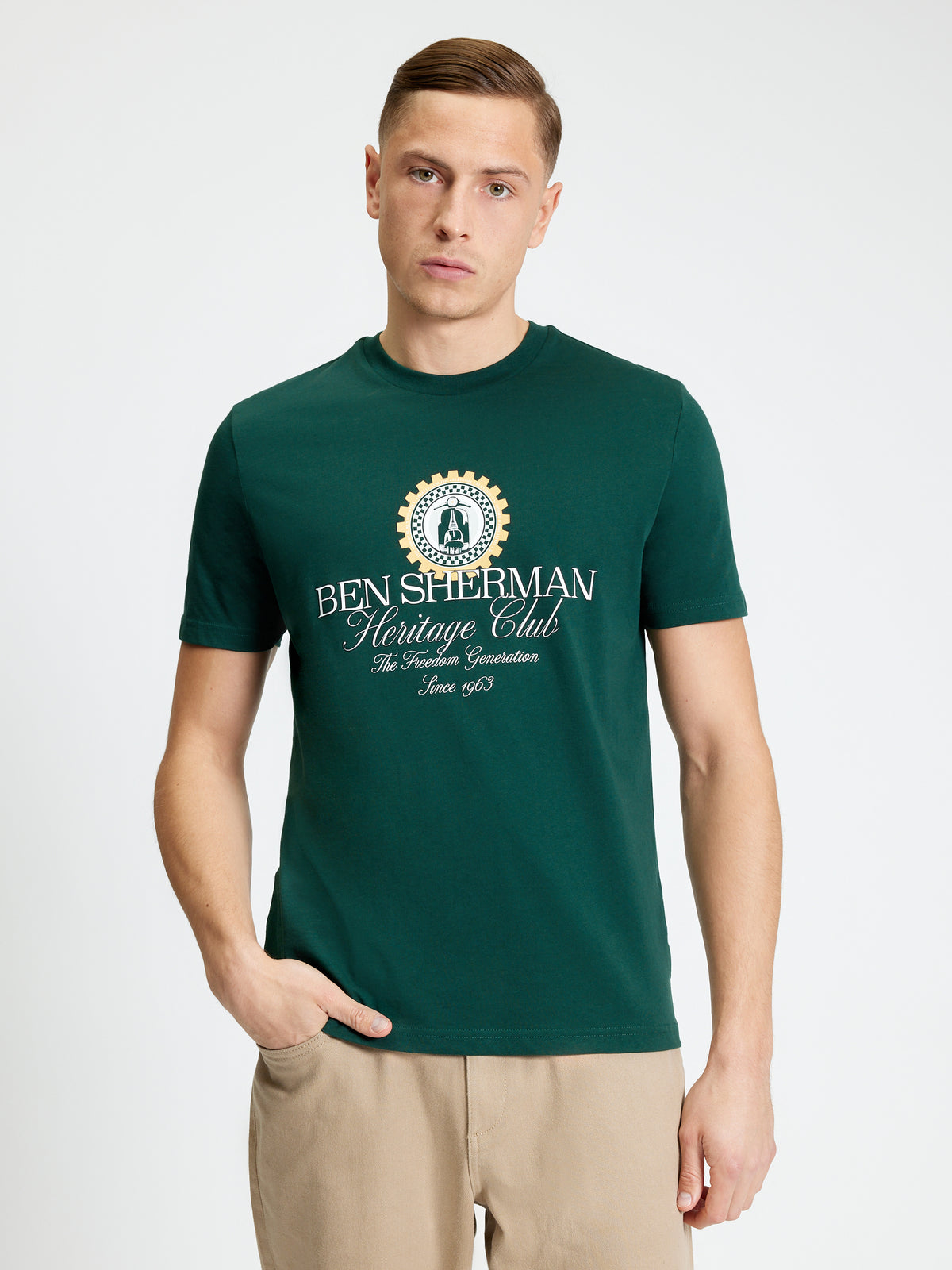 Ben Sherman Heritage Club Tee - Forest