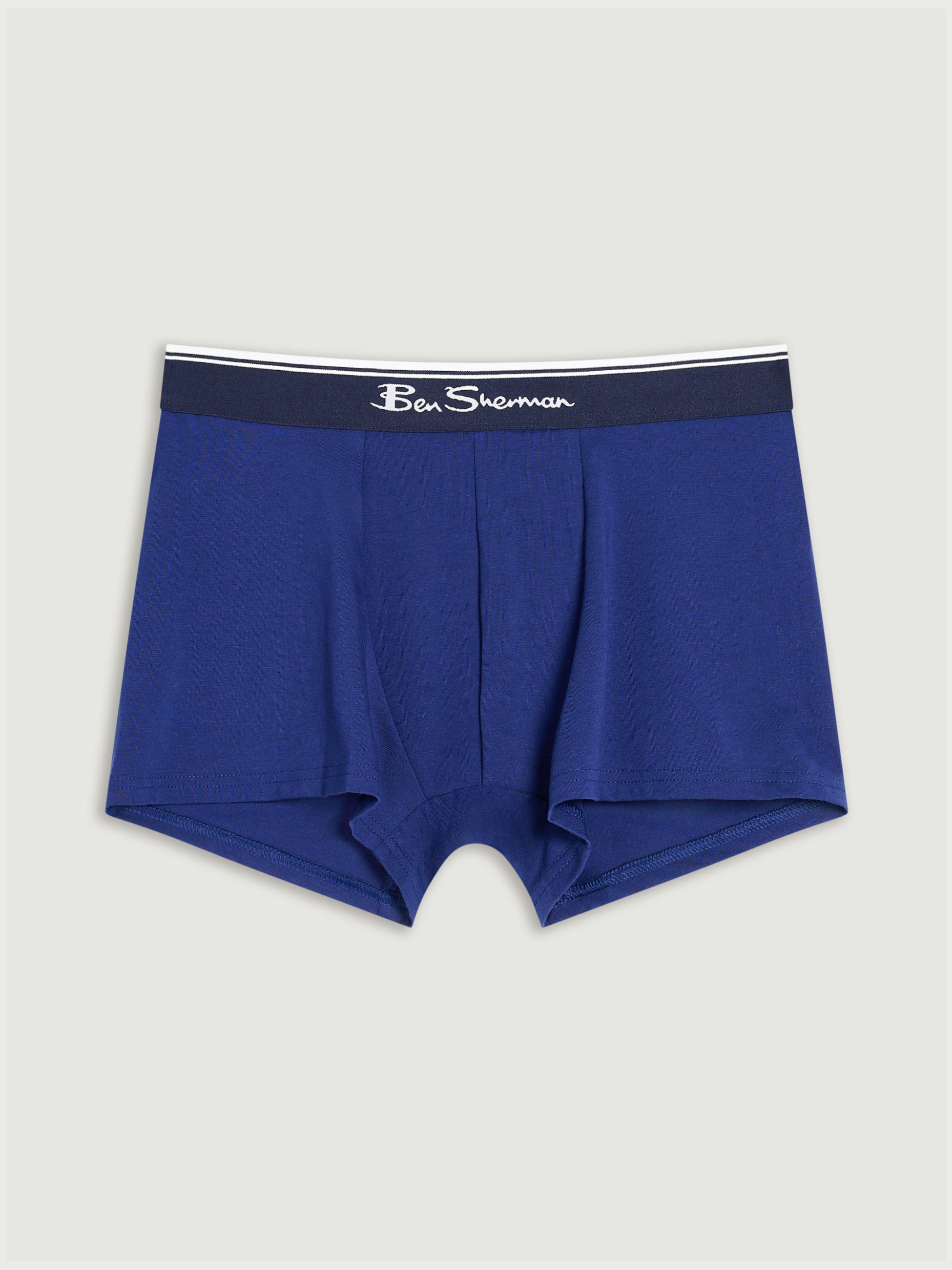 Ben Sherman 3 Pack Trunks - Mod Stripe - Blue